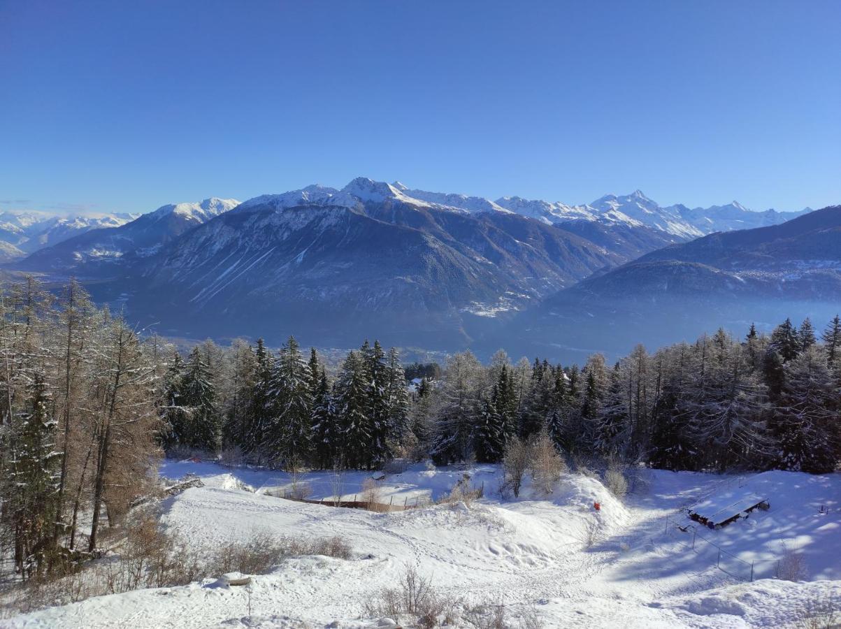 Mountain View Apartment With Parking & Fast Wifi Crans-Montana Exterior foto