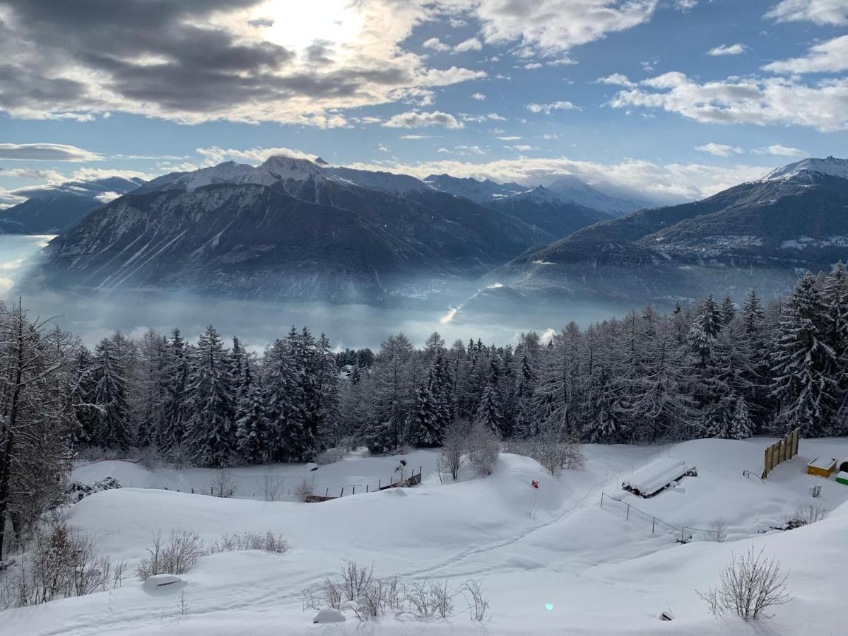 Mountain View Apartment With Parking & Fast Wifi Crans-Montana Exterior foto